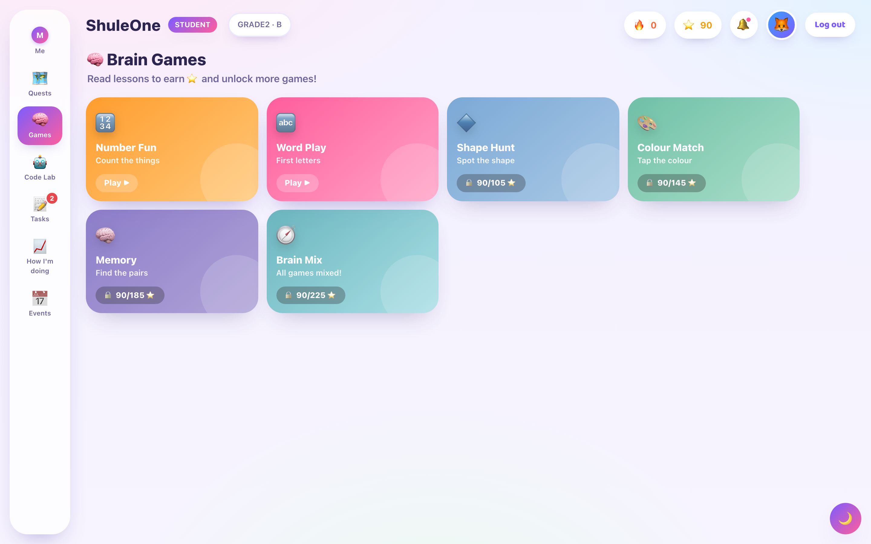 The learner’s Brain Games library